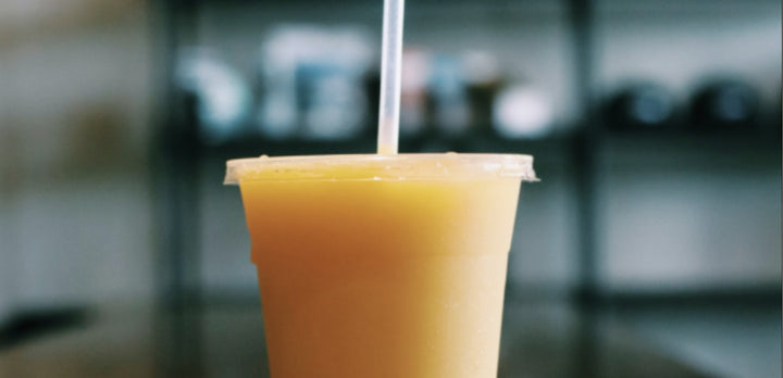 A Pure Juice Cafe smoothie