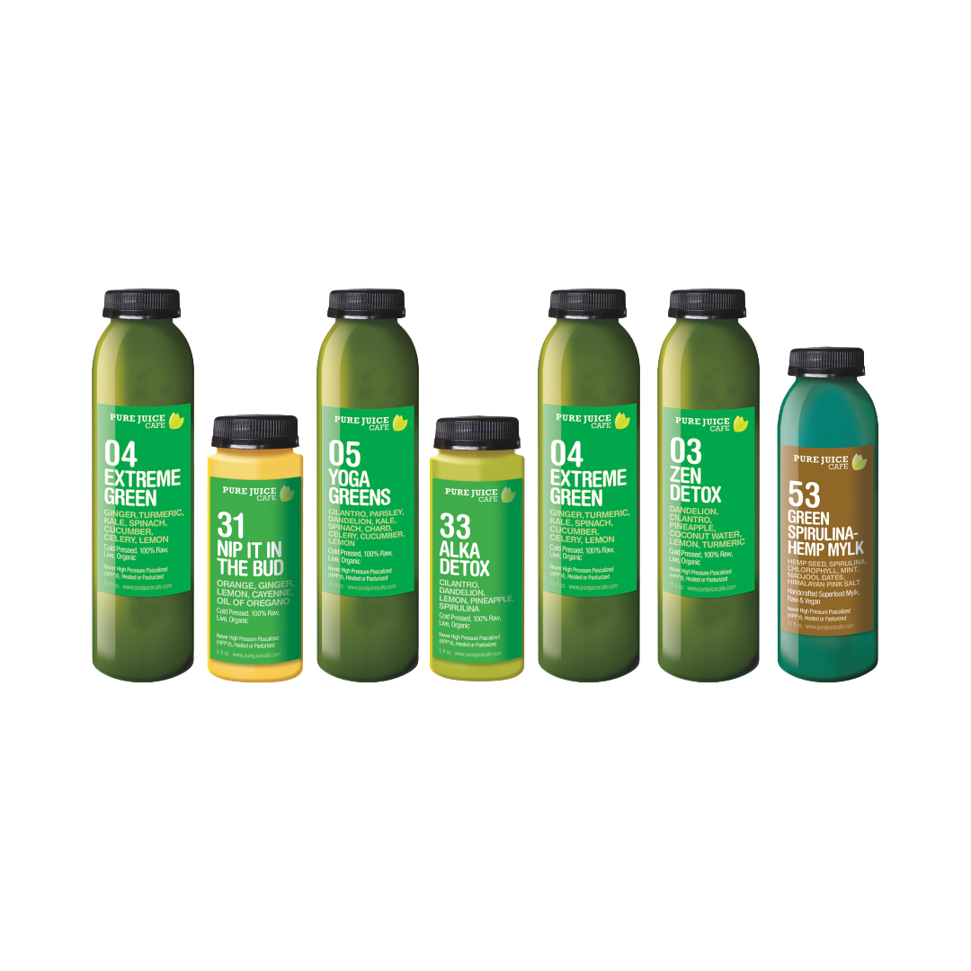 Pure Juice Cafe Pure Evergreen Cleanse