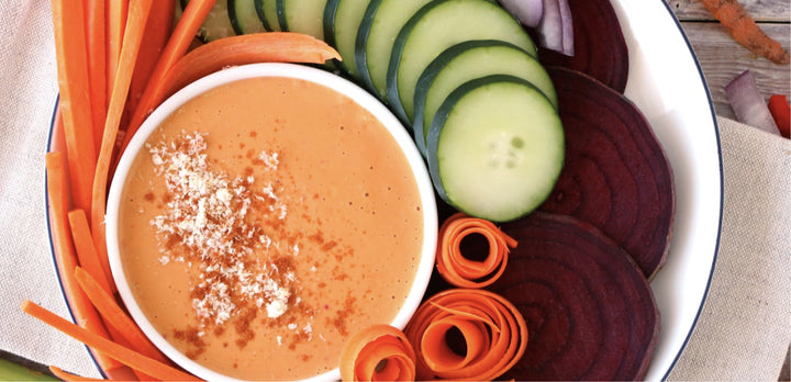 Pure Juice Cafe's cashew cheese dip