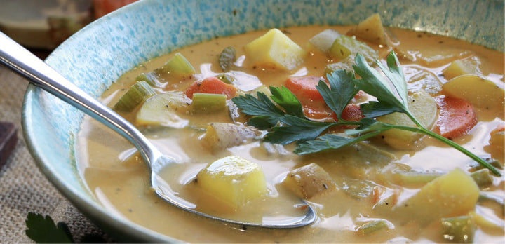 Pure Juice Cafe's Golden soup