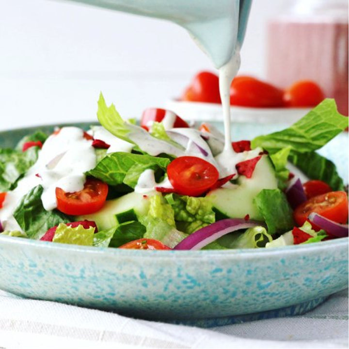Pure Juice Cafe's Bacon Ranch salad
