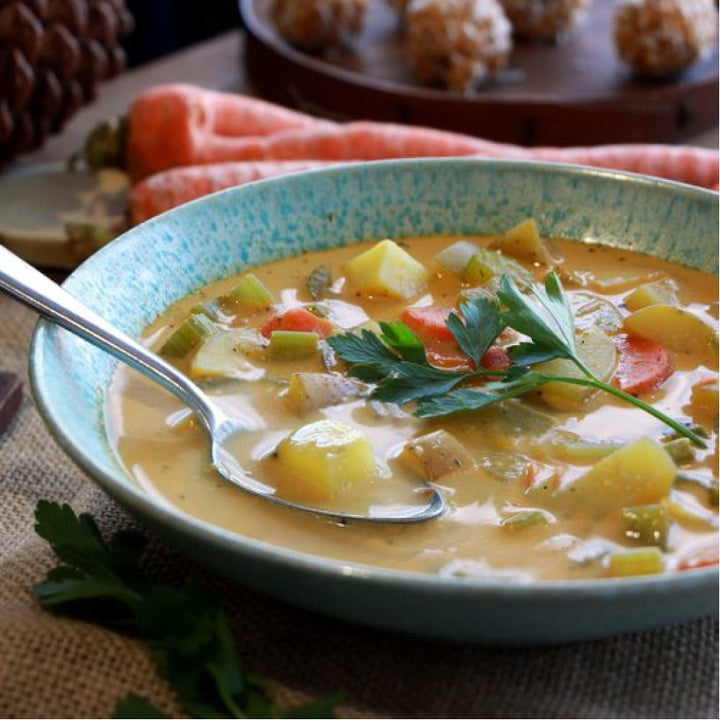 Pure Juice Cafe's Golden soup