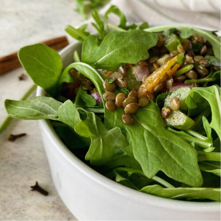 Pure Juice Cafe's Moroccan Lentil salad
