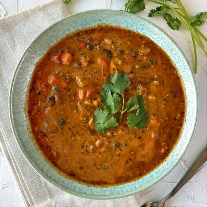Pure Juice Cafe's vegan chilli 