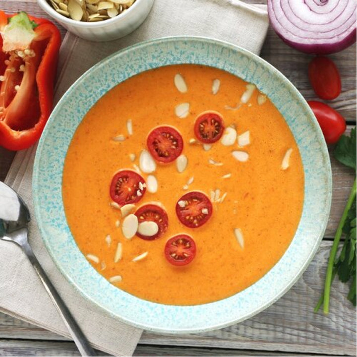 Pure Juice Cafe's Vibrant soup