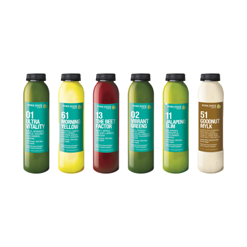 Pure Juice Cafe's Stay Pure Cleanse Juices