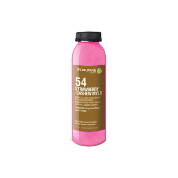 Pure Juice Cafe's Strawberry Cashew Mylk
