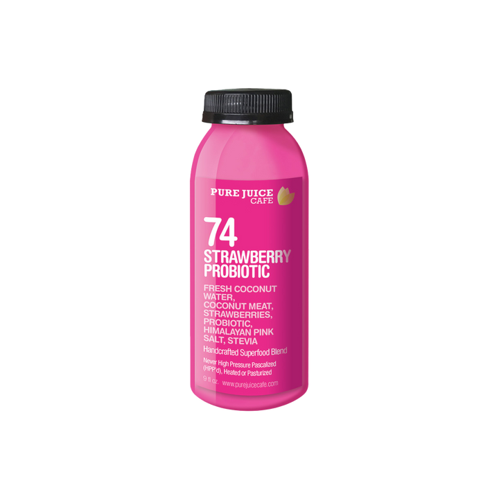 Pure Juice Cafe's Strawberry Probiotic